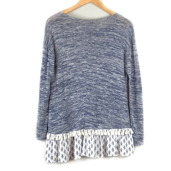 Altar'd State Heather Tassel Hem Sweater Size Small - Picture 4 of 5